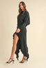 Backless Asymmetric Ruffle Hem Dress – Elegant Backless Dress, Asymmetric Dress, Ruffle Hem Dress, Sexy Evening Dress, Statement Dress For Special Occasions by Stevvex