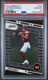 Graded 2024 Panini Absolute Jayden Daniels #102 Orange Rookie RC Football Card PSA 10 Gem Mint