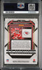 Graded 2022 Panini Chronicles Patrick Mahomes II #PB3 Prizm Black Football Card PSA 10 Gem Mint
