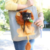 Soft Pet Carriers Lion Design Portable Breathable Bag Cat Dog Carrier Bags Outgoing Travel Pets Handbag With Safety Zippers by My Store