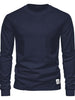 Men's Full Size Round Neck Long Sleeve T-Shirt Plus Size