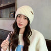 Wool Blend Beanie For Women In Autumn And Winter by My Store
