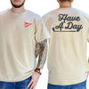 Breezy Golf 2 Sides Tee - Unisex Comfort Cotton Shirt, Perfect Golf Lover Gift by Dog Mom Hat
