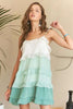 New Summer Swiss Dot Ruffled Tiered Mini Dress For Women – Feminine, Elegant, Playful, Sophisticated, Flirty Mini Dress for Special Occasions by Stevvex