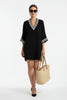 Women’s Elegant V Neck Casual Long Sleeve Top by FitiqueFit