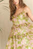 Ruffled Tiered Scoop Neck Cami Summer Dress – Flirty Ruffled Cami Dress with Scoop Neck & Tiered Details by Stevvex