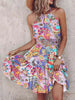 Paisley Print Halter Neck Mini Dress by Wild and Free Boutique