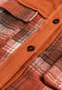 Plaid Button Up Long Sleeve Jacket Classic & Timeless Lightwear Outerwear For women and Girls by Stevvex