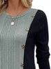 Color Block Ribbed Knit T-Shirt by Simply Love