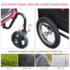 2-in-1, 3 Wheel Pet Jogging Stroller Bike Trailer by Furr Baby Gifts