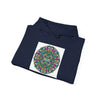 Psychedelic Botanical Mandala Hoodie | Festival Art Sweatshirt by Tristan’s Treehouse
