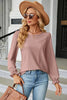 🌸 Round Neck Flounce Sleeve T-Shirt by FitiqueFit