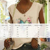 Short Sleeve T-Shirt Floral Heart Print Summer Casual Top by FitiqueFit