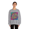 Yeet Sleep Repeat Sweatshirt | meme phrase, glitch graphic by Tristan’s Treehouse