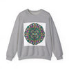 Psychedelic Botanical Mandala Crewneck | Festival Art Sweatshirt by Tristan’s Treehouse