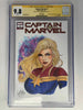 [Signed & Sketch by Lauren Wright] Captain Marvel #1 CGC 9.8 Yellow Label Exclusive Sketch Var by Unknown Comic Books