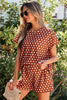 Green Polka Dot Print Short Set by Wild and Free Boutique