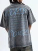 Men's Graphic Oversized Washed T-Shirt by Simply Love