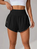 Loose-fitting High-waisted Ruffled Yoga Shorts by My Store