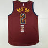 Autographed/Signed Collin Sexton Cleveland Cavaliers Red Basketball Fanatics Jersey JSA COA