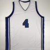 Autographed/Signed JJ J.J. Redick Duke White College Basketball Jersey JSA COA