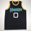 Autographed/Signed Muggsy Bogues Alien Space Jam Monstars Black Basketball Jersey PSA/DNA COA