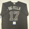 Autographed/Signed Rhys Hoskins Big Fella Players Weekend Black Baseball Jersey Beckett BAS COA