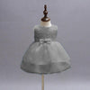 Solid Color Flower Girl Children's Dress