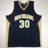 Autographed/Signed Julius Randle New Orleans Blue Basketball Jersey Beckett BAS COA
