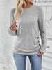 Casual Decor Button Long Sleeve T-Shirt by Simply Love