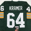 Autographed/Signed Jerry Kramer HOF 2018 Green Bay Green Football Jersey JSA COA by Hall of Fame Sports Memorabilia