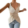 Women's V-neck Sleeveless Top by My Store
