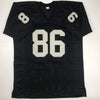 Autographed/Signed Raghib Ismail Rocket Oakland Black Football Jersey JSA COA