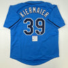 Autographed/Signed Kevin Kiermaier Tampa Bay Light Blue Baseball Jersey PSA/DNA COA