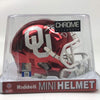Autographed/Signed Kyler Murray Oklahoma Sooners Chrome Mini College Football Helmet Beckett BAS COA