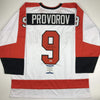 Autographed/Signed Ivan Provorov Philadelphia White Hockey Jersey Beckett BAS COA