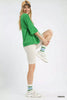 Umgee Ribbed Knit Top with Contrast Trim by FitiqueFit