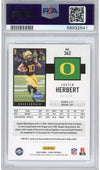 Graded 2020 Panini Score Justin Herbert #362 Rookie RC Football Card PSA 10 Gem Mint