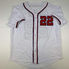 Autographed/Signed Juan Soto Washington White Baseball Jersey Beckett BAS COA