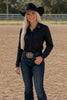 Breeze Perforated Performance Pull Over Rodeo Shirt by Neon Spur
