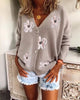 Women’s V Neck Crochet Cardigan by FitiqueFit