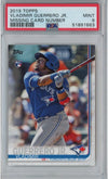 Graded 2019 Topps Vladimir Vlad Guerrero Jr. #NNO Missing No Number Rookie RC Baseball Card PSA 9 Mint