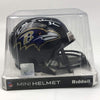 Autographed/Signed Ray Lewis Baltimore Ravens Football Mini Helmet PSA/DNA COA