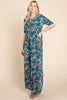 Printed Shirred Maxi Dress For Women – Flattering Shirred Maxi Dress, Comfortable Printed Maxi Dress, Chic Floral Dress, Stylish Shirred Dress, Elegant Maxi Dress, Versatile Printed Dress, Comfortable Fashion by Stevvex
