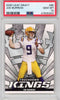 Graded 2020 Leaf Draft Joe Burrow #85 Touchdown Kings Rookie RC Football Card PSA 10 Gem Mint