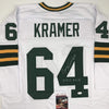 Autographed/Signed Jerry Kramer HOF 2018 Green Bay White Football Jersey JSA COA