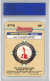 Graded 1992 Bowman Manny Ramirez #676 Foil Rookie RC Baseball Card PSA 10 Gem Mint