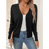 Women’s V‑Neck Button‑Down Cardigan Knit Sweater by FitiqueFit