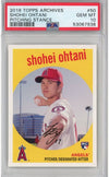 Graded 2018 Topps Archives Shohei Ohtani #50 Pitching Stance Rookie RC Baseball Card PSA 10 Gem Mint