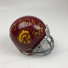 Autographed/Signed Matt Leinart & Reggie Bush USC Trojans Southen Cal College Football Mini Helmet GTSM Tristar COA